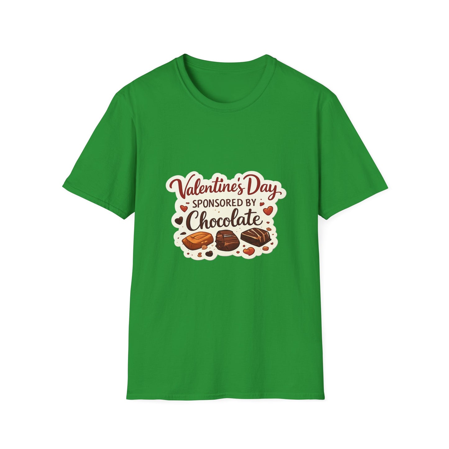 Valentine's Day Sponsored by Chocolate T-Shirt | Chocolate Theme, Valentine Tee