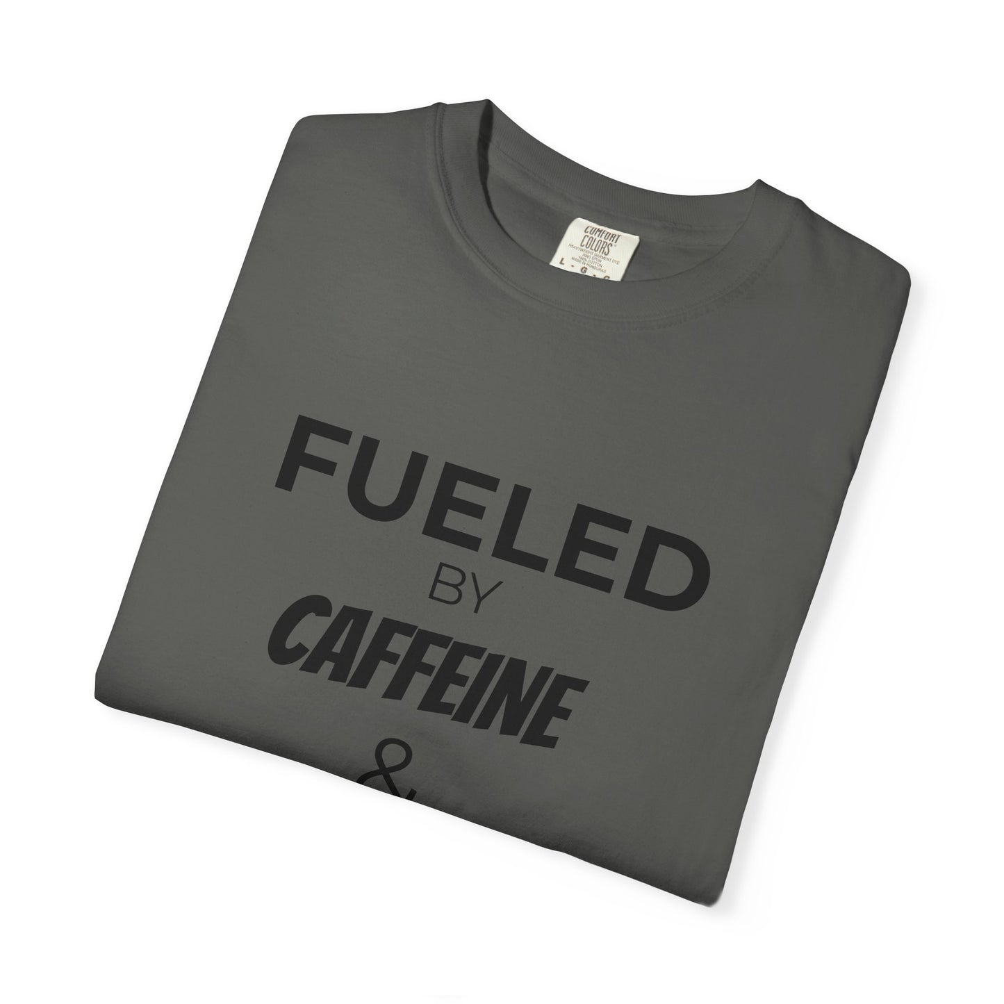 Caffeine & Sarcasm Tee, Funny Unisex T-Shirt, Coffee Lover Gift, Sarcastic Humor Apparel, Gift for Friends, Casual Everyday Wear