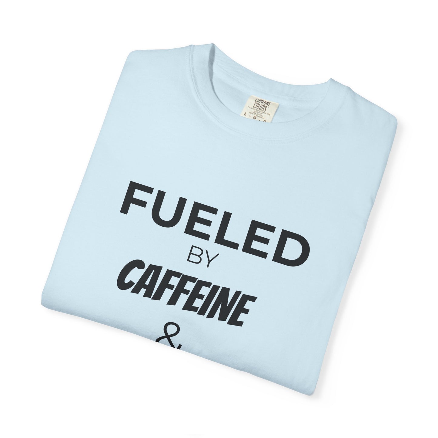 Caffeine & Sarcasm Tee, Funny Unisex T-Shirt, Coffee Lover Gift, Sarcastic Humor Apparel, Gift for Friends, Casual Everyday Wear