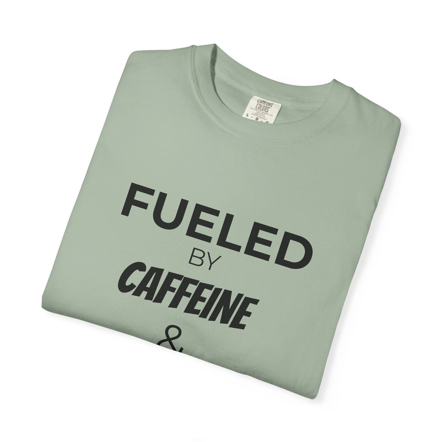 Caffeine & Sarcasm Tee, Funny Unisex T-Shirt, Coffee Lover Gift, Sarcastic Humor Apparel, Gift for Friends, Casual Everyday Wear
