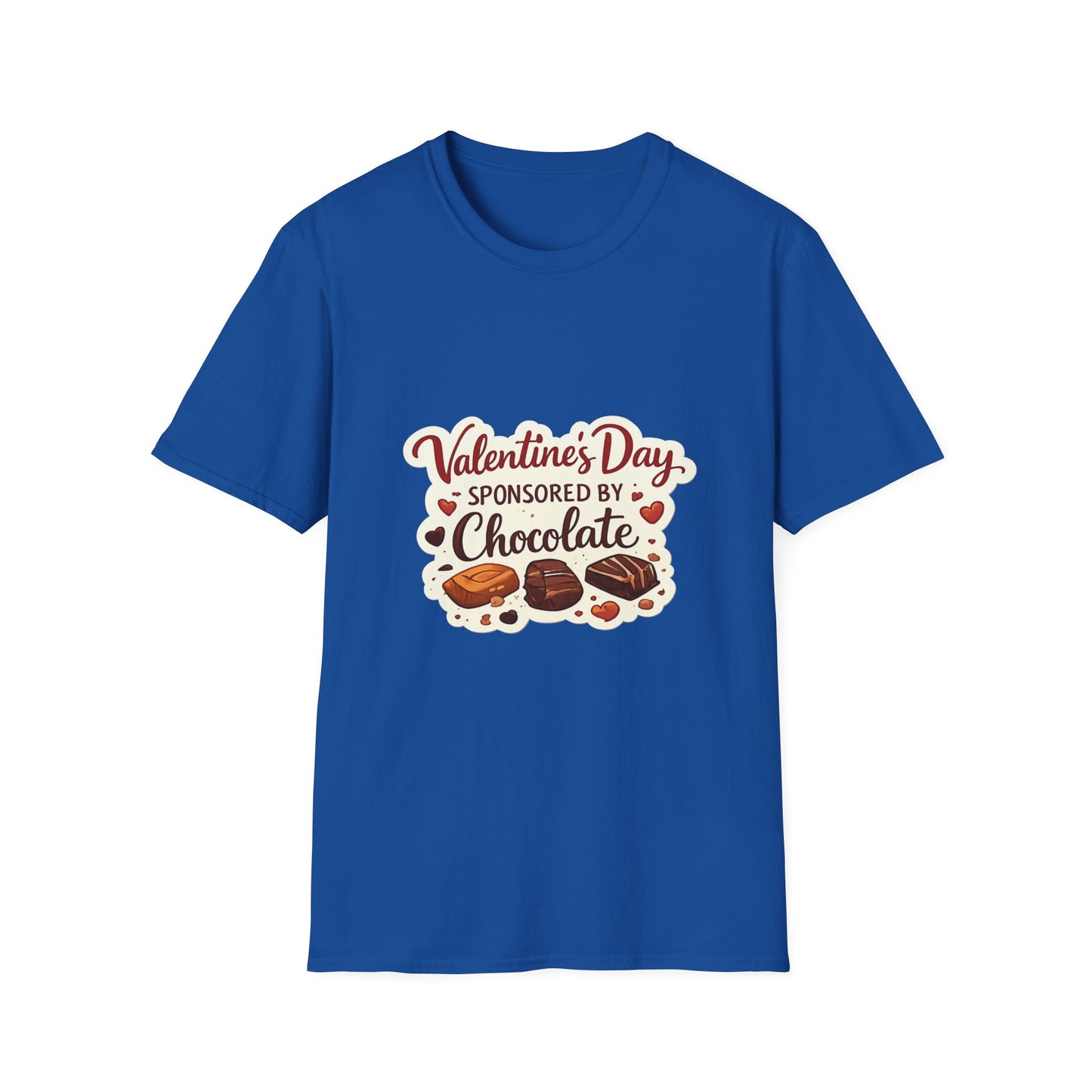 Valentine's Day Sponsored by Chocolate T-Shirt | Chocolate Theme, Valentine Tee
