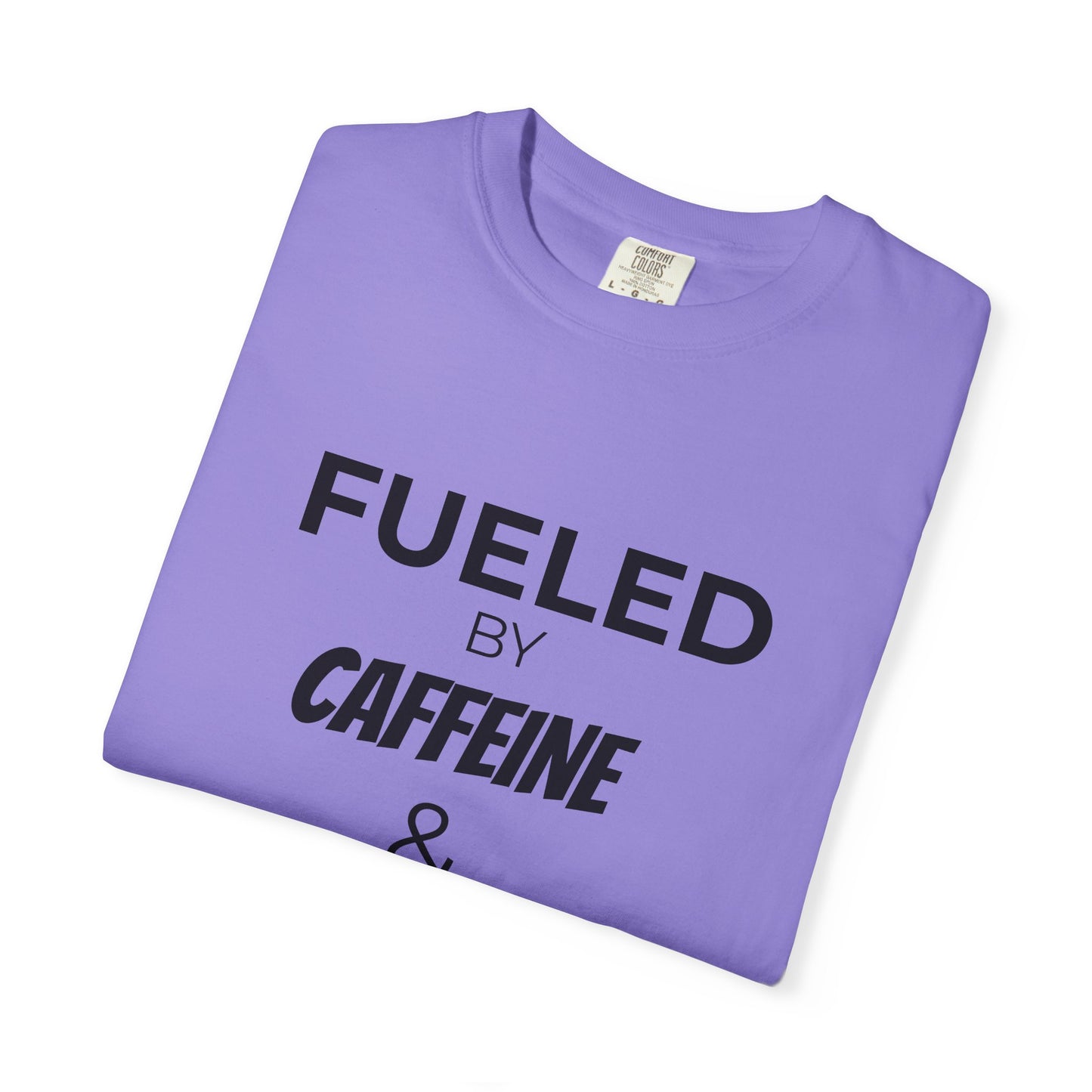 Caffeine & Sarcasm Tee, Funny Unisex T-Shirt, Coffee Lover Gift, Sarcastic Humor Apparel, Gift for Friends, Casual Everyday Wear