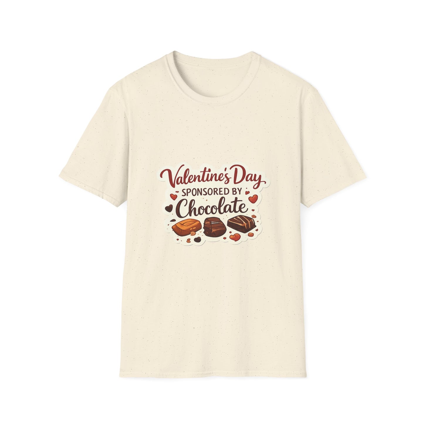 Valentine's Day Sponsored by Chocolate T-Shirt | Chocolate Theme, Valentine Tee