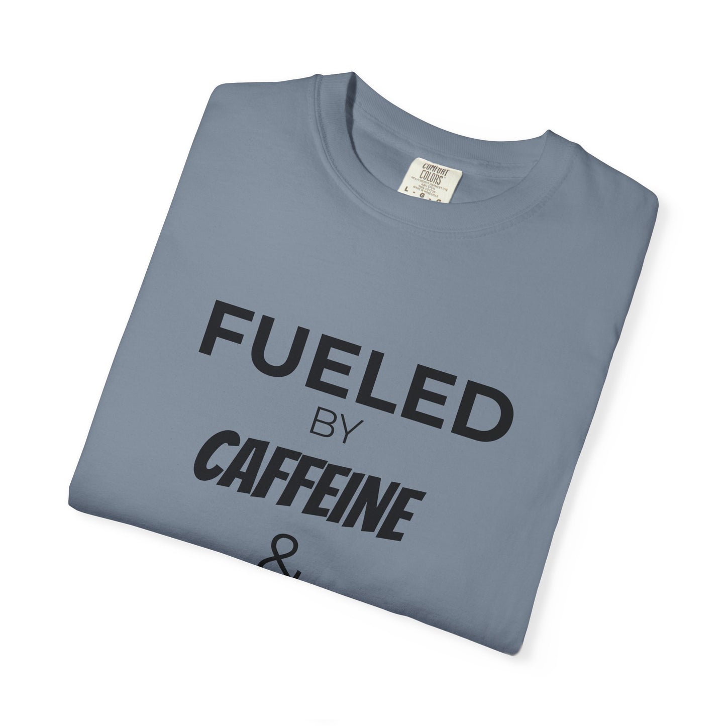 Caffeine & Sarcasm Tee, Funny Unisex T-Shirt, Coffee Lover Gift, Sarcastic Humor Apparel, Gift for Friends, Casual Everyday Wear