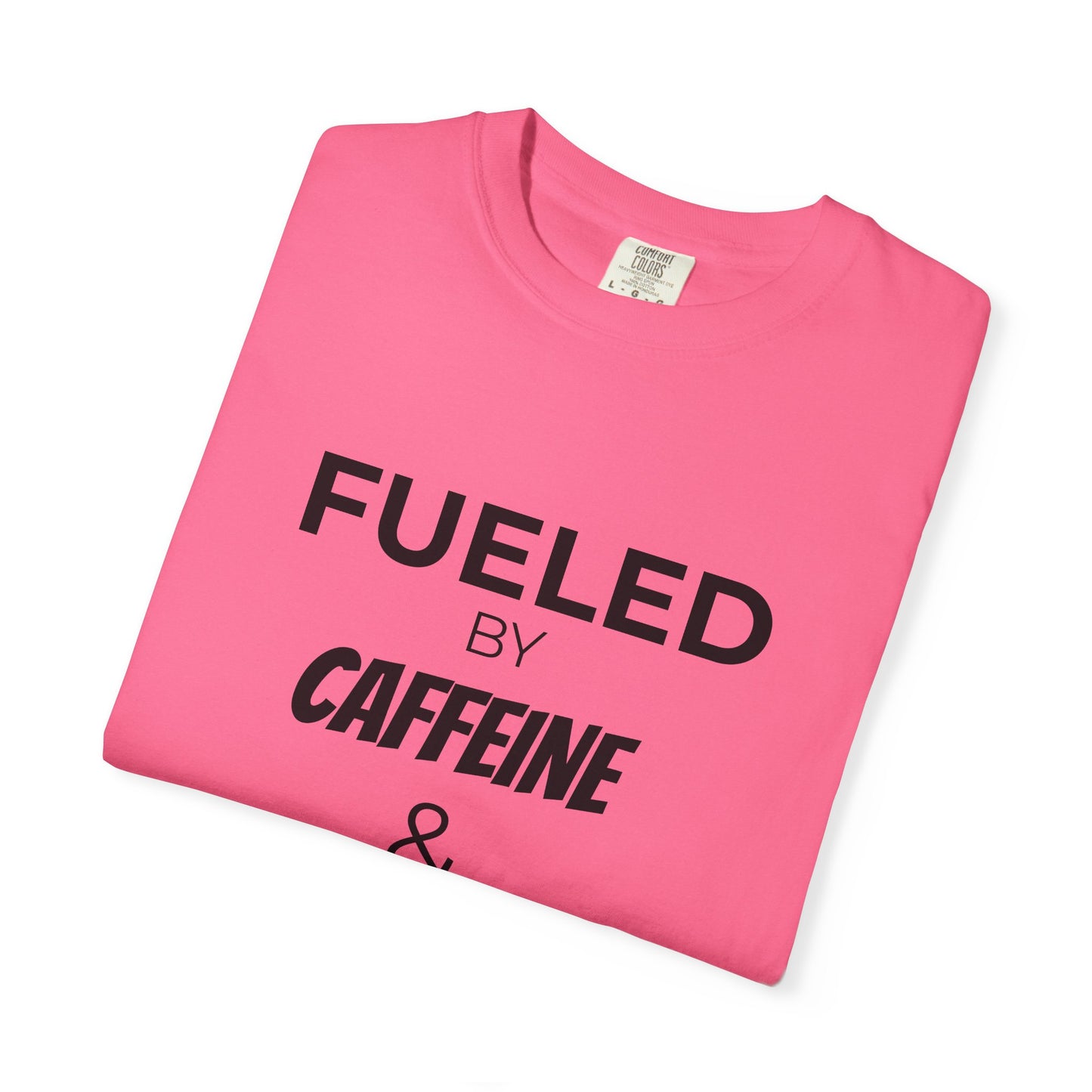 Caffeine & Sarcasm Tee, Funny Unisex T-Shirt, Coffee Lover Gift, Sarcastic Humor Apparel, Gift for Friends, Casual Everyday Wear
