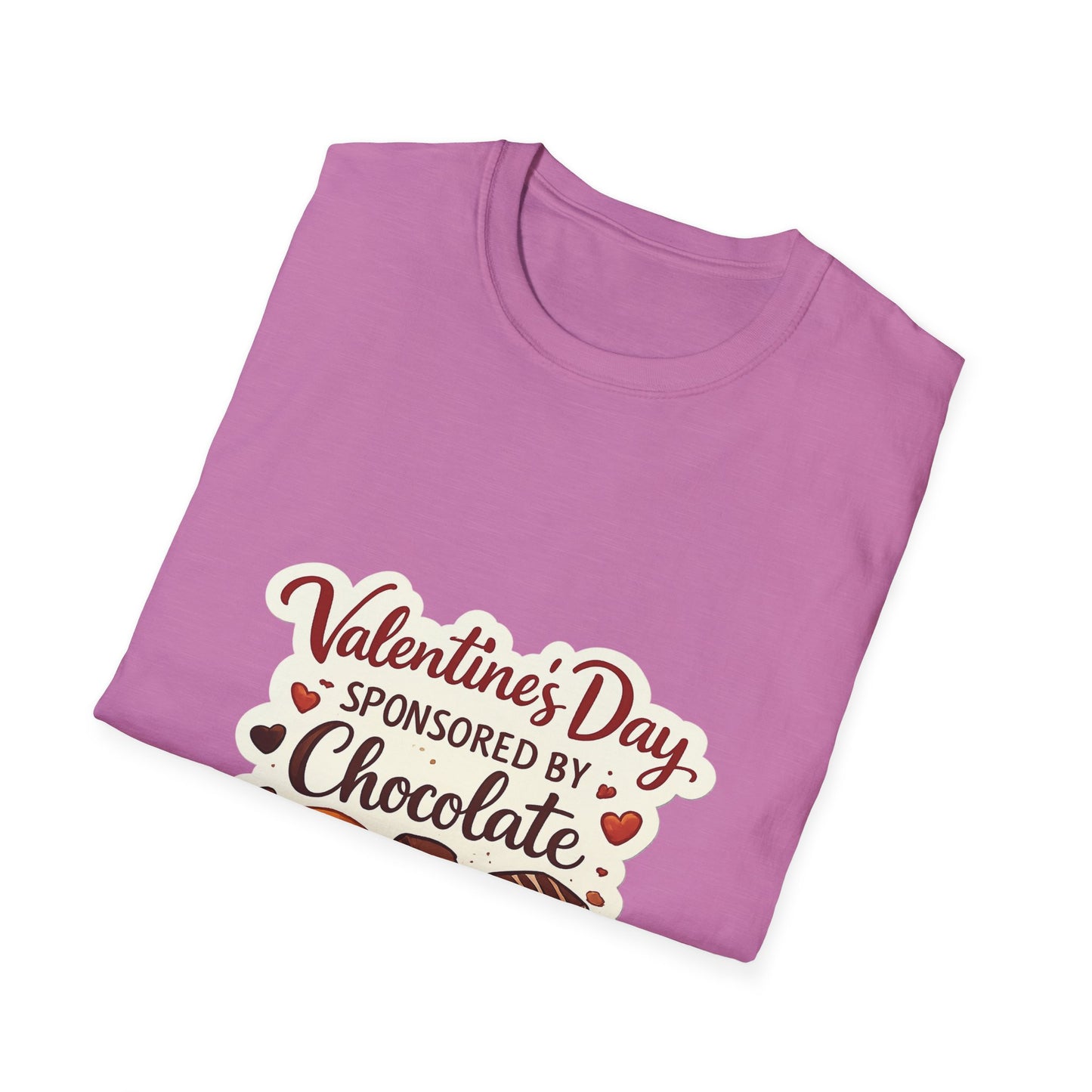 Valentine's Day Sponsored by Chocolate T-Shirt | Chocolate Theme, Valentine Tee