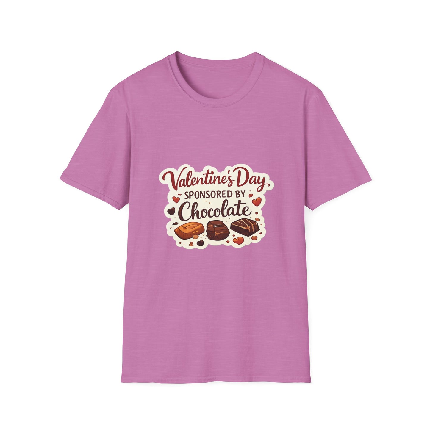 Valentine's Day Sponsored by Chocolate T-Shirt | Chocolate Theme, Valentine Tee
