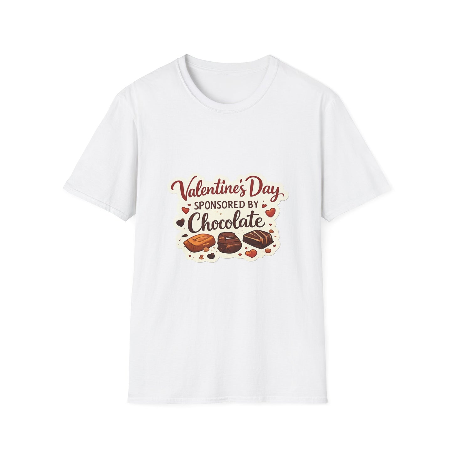 Valentine's Day Sponsored by Chocolate T-Shirt | Chocolate Theme, Valentine Tee