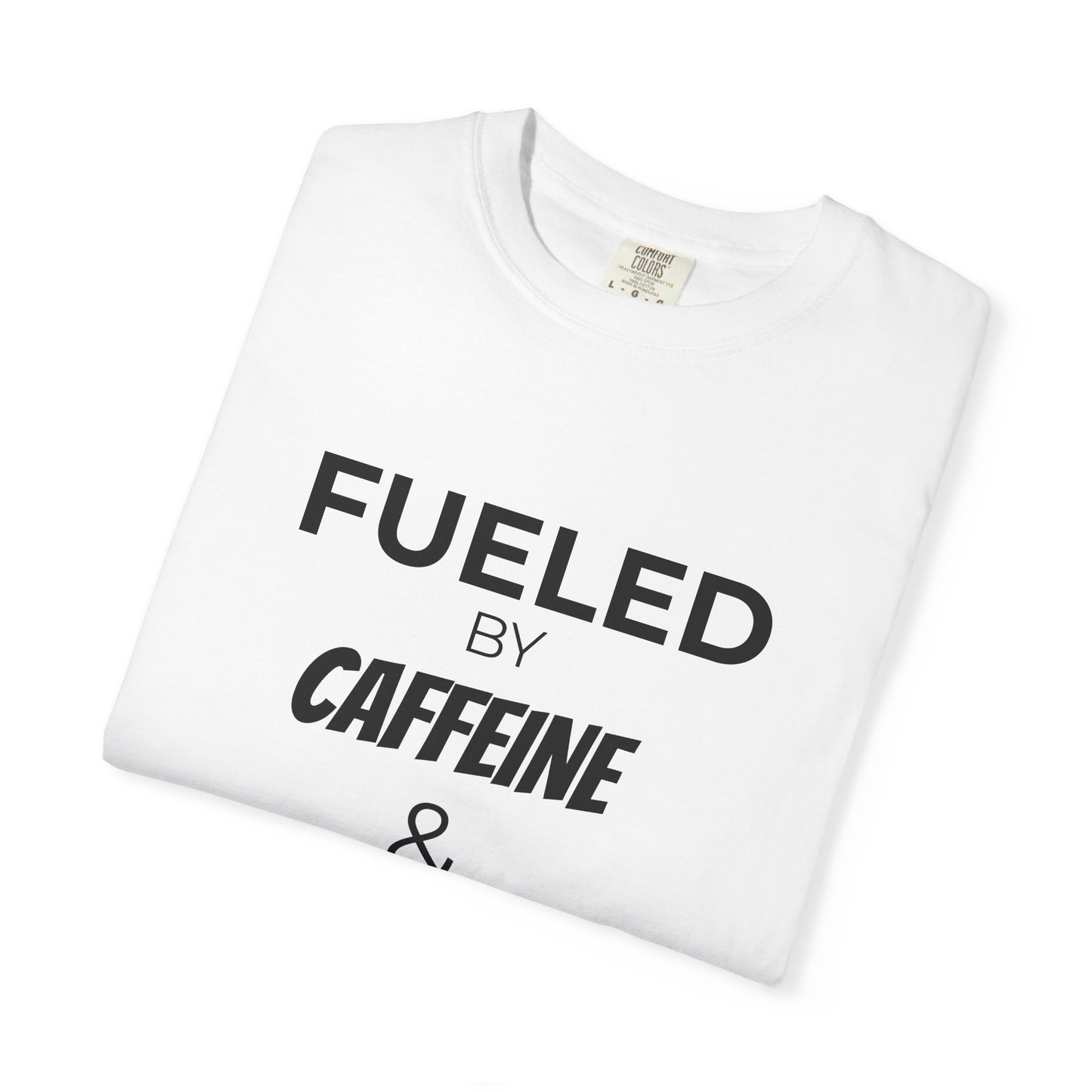 Caffeine & Sarcasm Tee, Funny Unisex T-Shirt, Coffee Lover Gift, Sarcastic Humor Apparel, Gift for Friends, Casual Everyday Wear