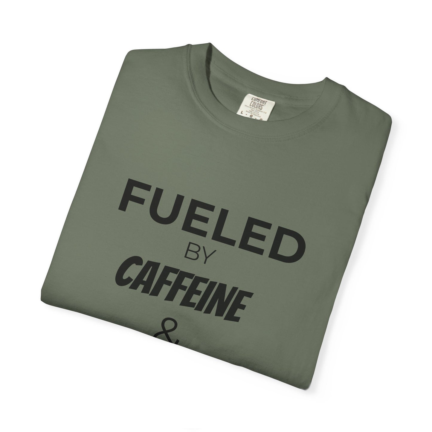 Caffeine & Sarcasm Tee, Funny Unisex T-Shirt, Coffee Lover Gift, Sarcastic Humor Apparel, Gift for Friends, Casual Everyday Wear