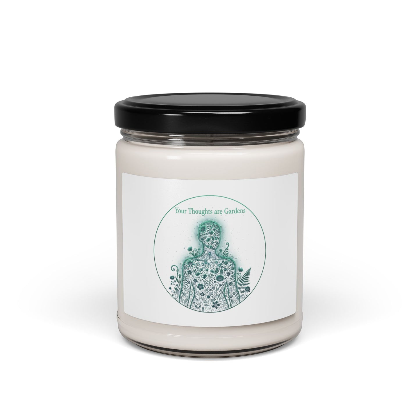 Imaginary Specimen Candle, Scented Soy Jar | surreal taxonomy art, pseudo scientific illustration