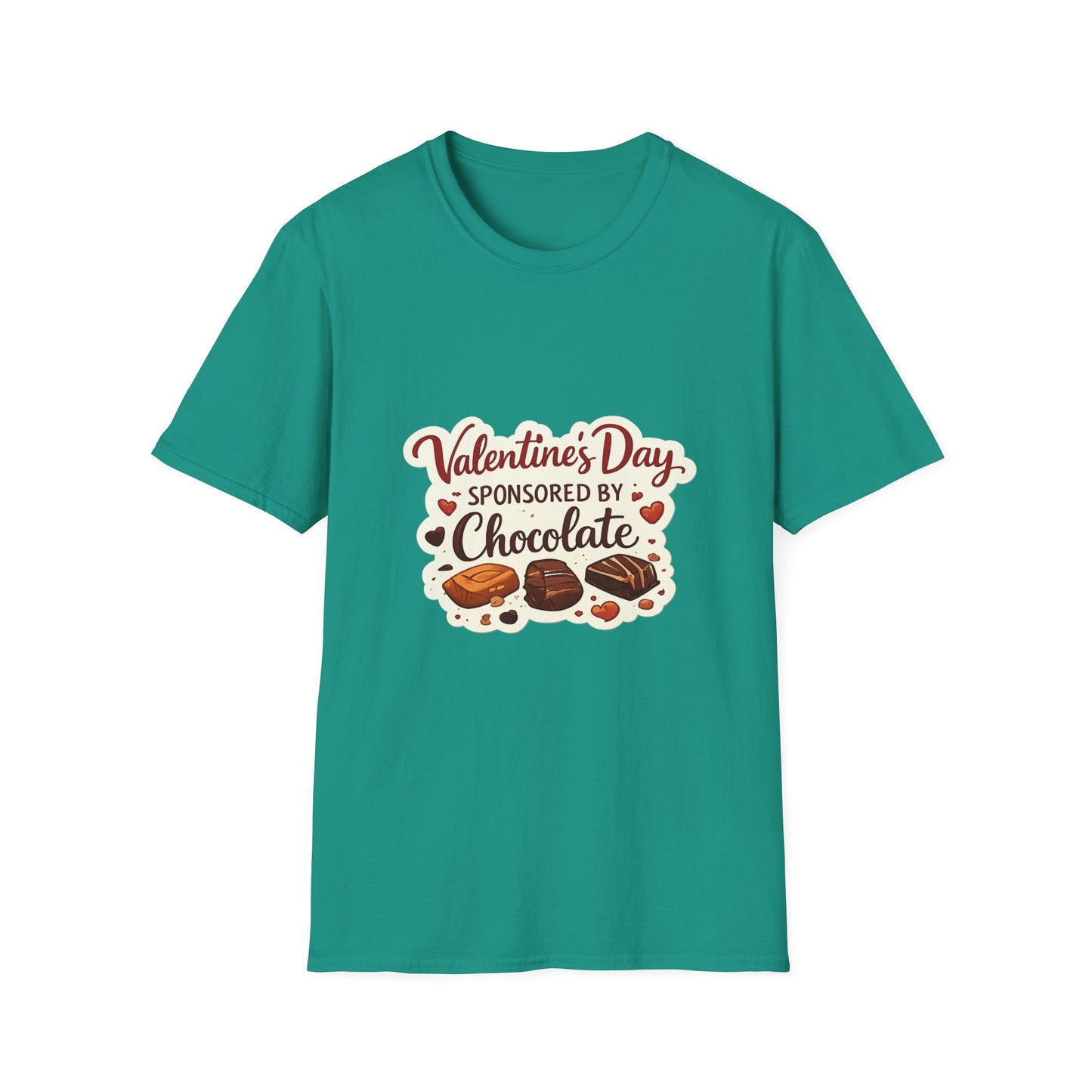 Valentine's Day Sponsored by Chocolate T-Shirt | Chocolate Theme, Valentine Tee