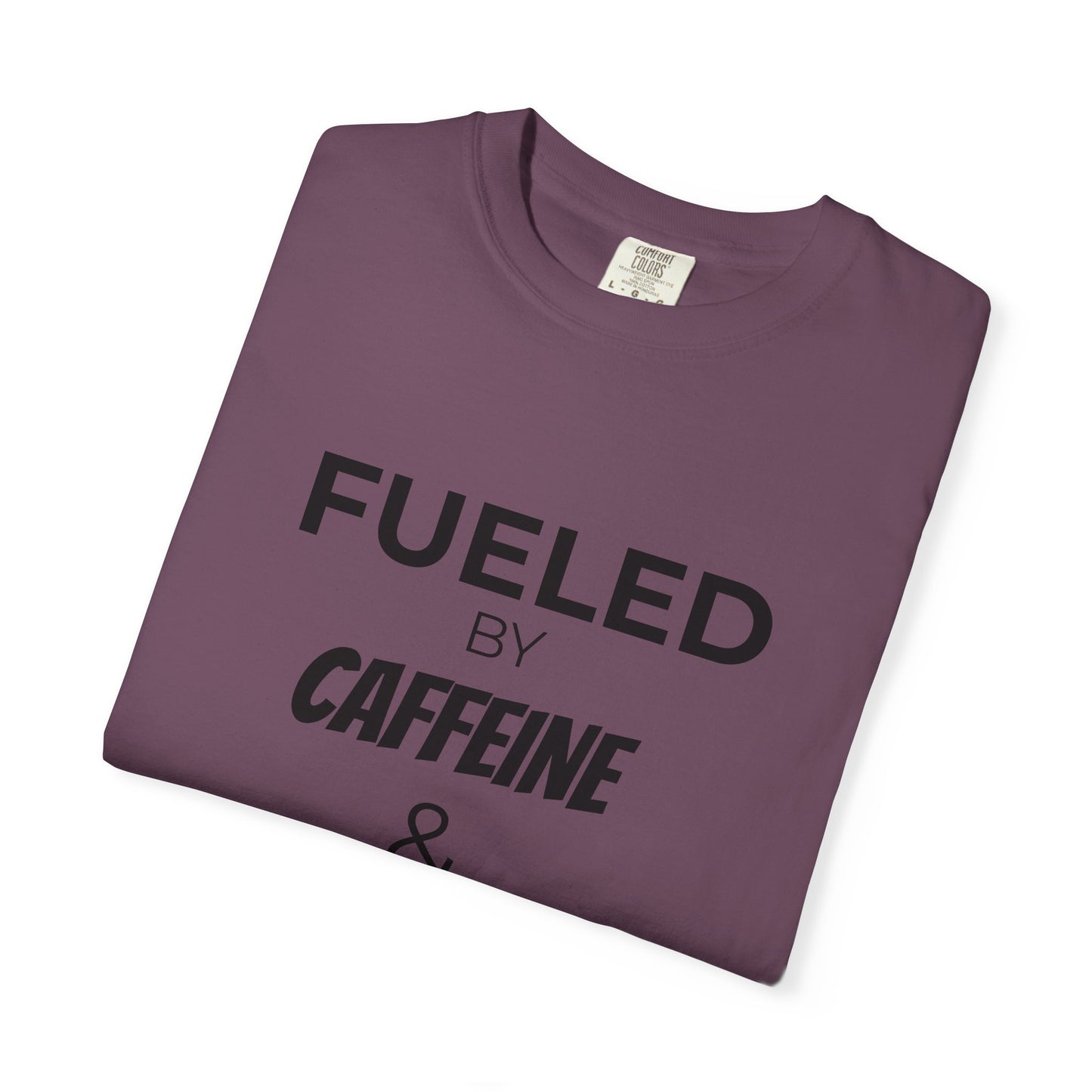 Caffeine & Sarcasm Tee, Funny Unisex T-Shirt, Coffee Lover Gift, Sarcastic Humor Apparel, Gift for Friends, Casual Everyday Wear