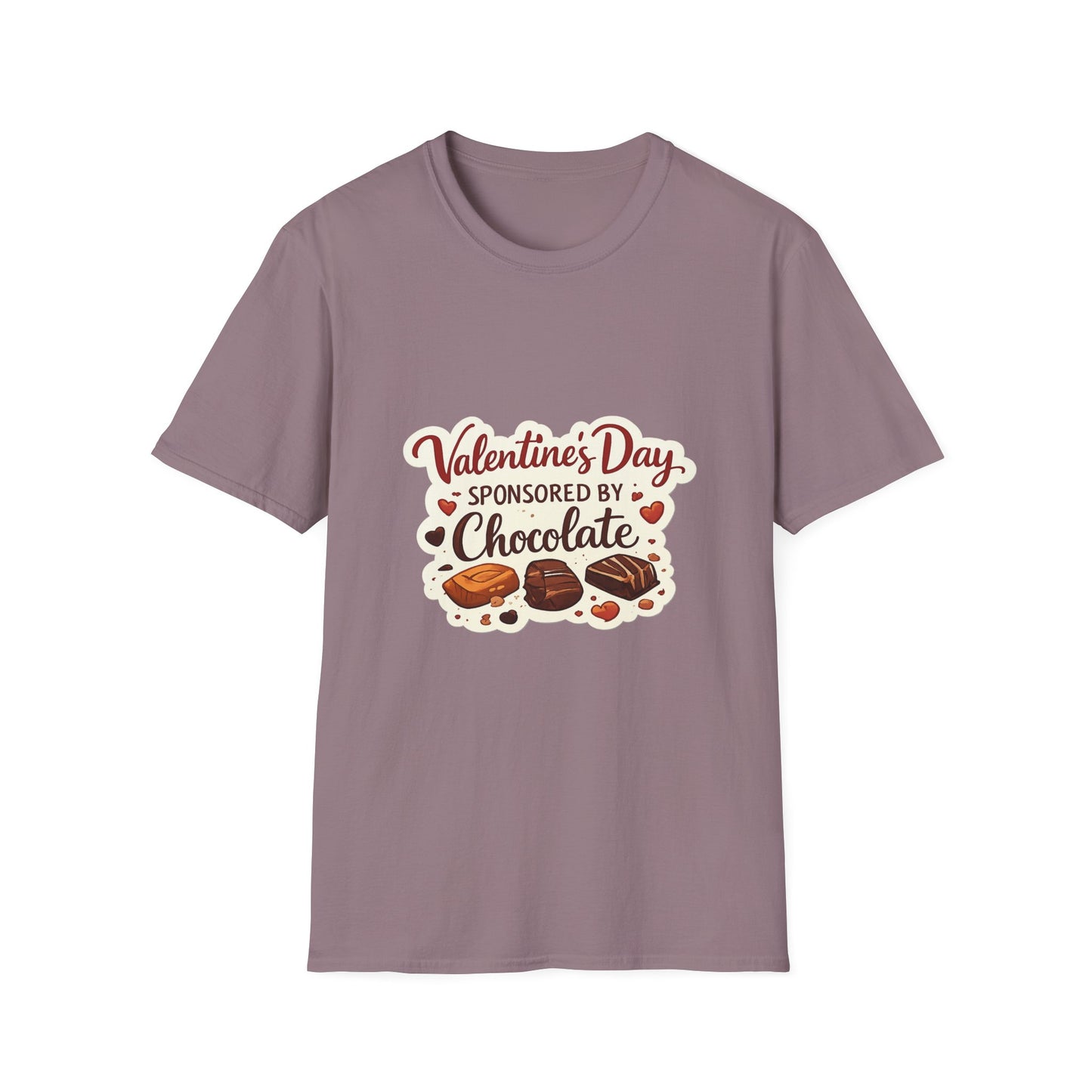 Valentine's Day Sponsored by Chocolate T-Shirt | Chocolate Theme, Valentine Tee
