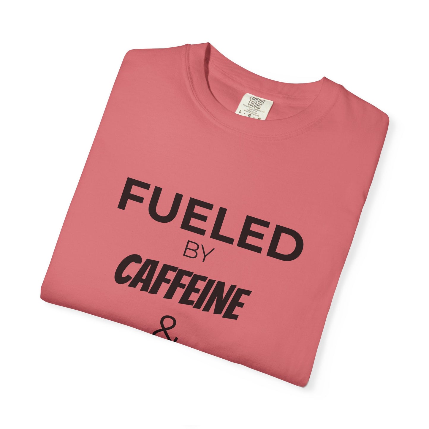 Caffeine & Sarcasm Tee, Funny Unisex T-Shirt, Coffee Lover Gift, Sarcastic Humor Apparel, Gift for Friends, Casual Everyday Wear