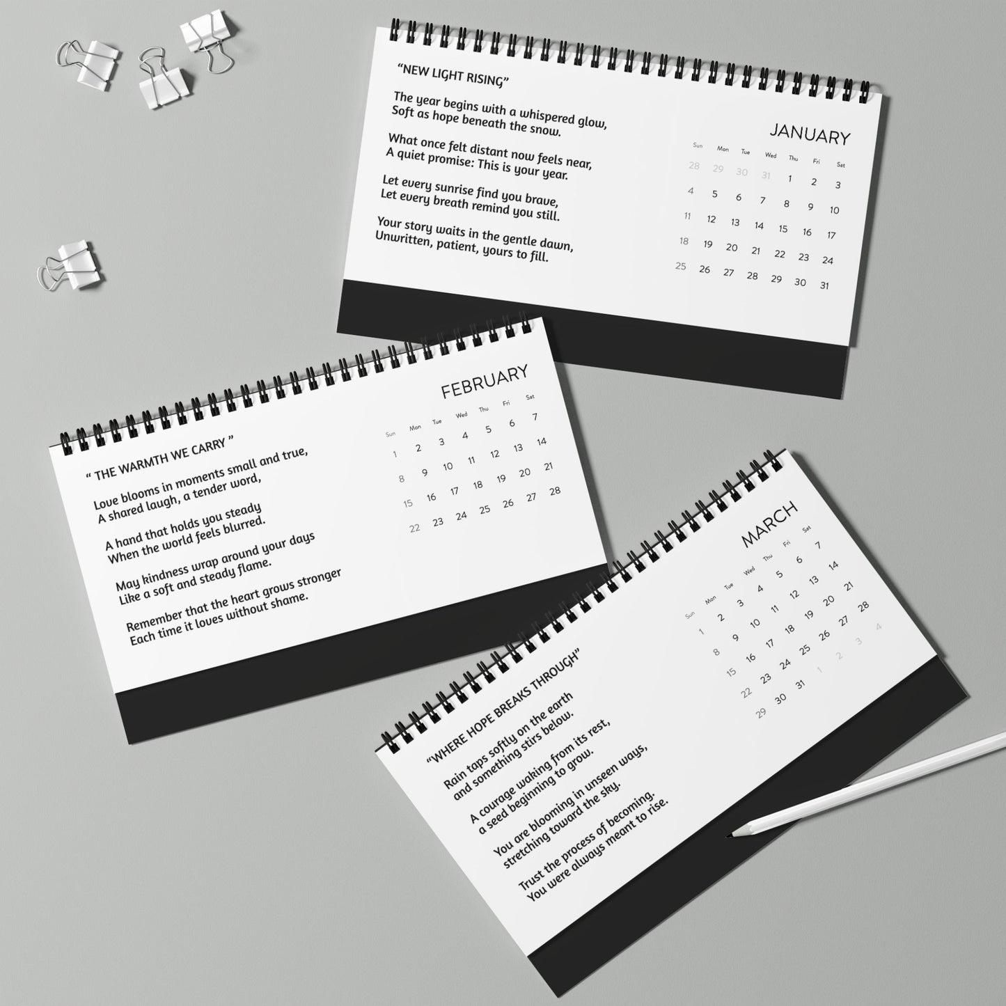 2026 The Soul Scribbled Year Desk Calendar