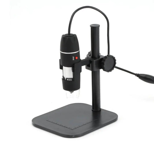 Black Digital Microscope Camera with Magnifier Lens