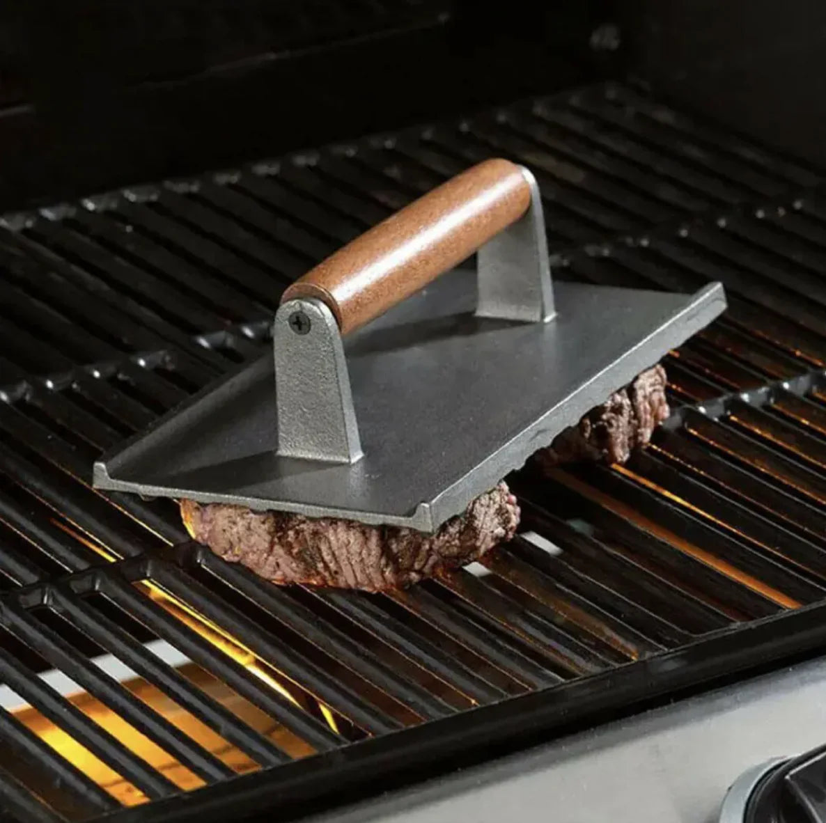 Cast Iron Steak Press